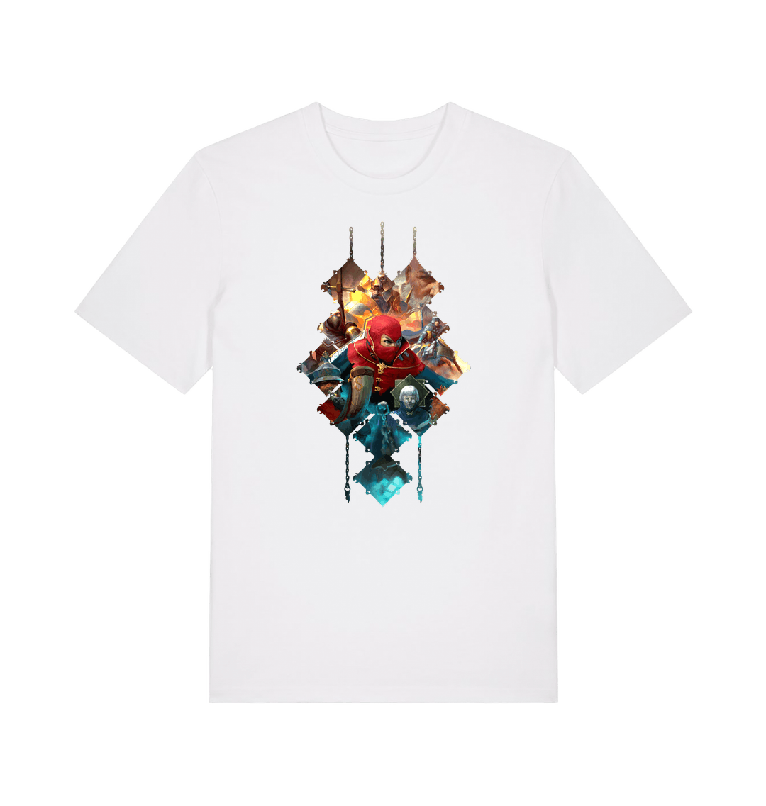 White Printed T-shirt Front